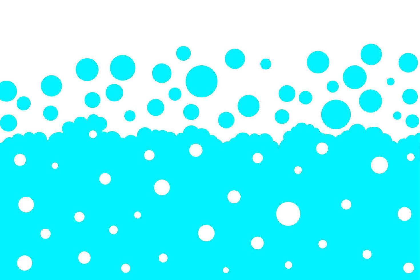 Seife Luftblasen Vektor Hintergrund, Schaum Muster von anders Größen. abstrakt Illustration.