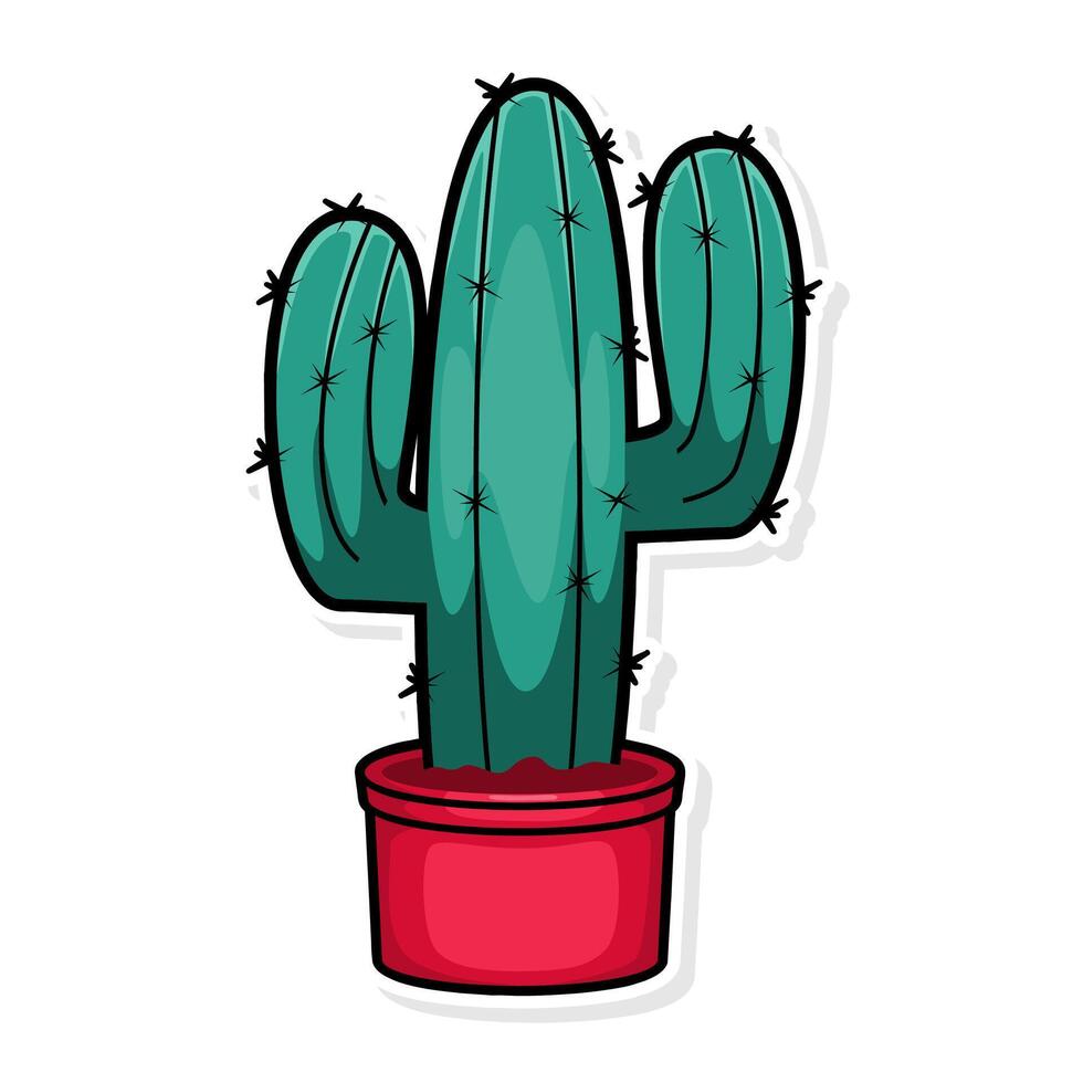 Kaktus Pflanze Illustration Vektor Kunst
