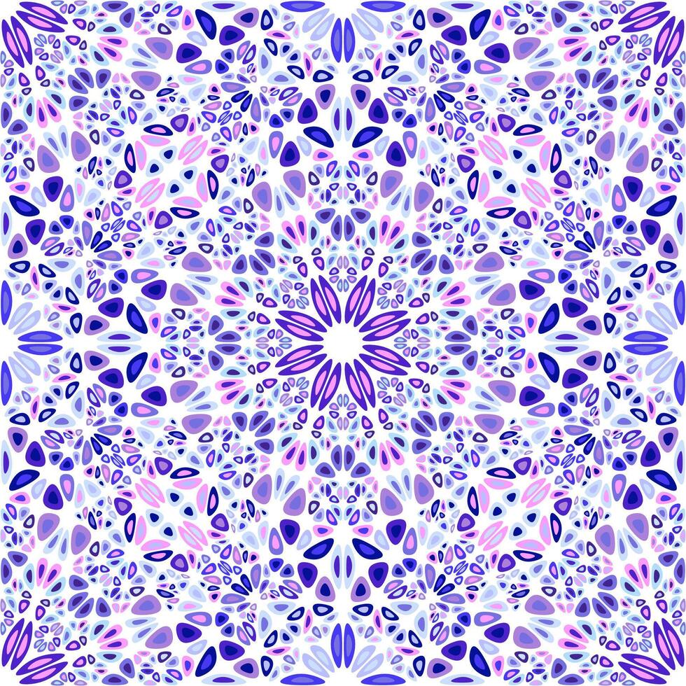 nahtlos abstrakt Mandala Blume Ornament Muster - - orientalisch Bohemien Vektor Hintergrund Design