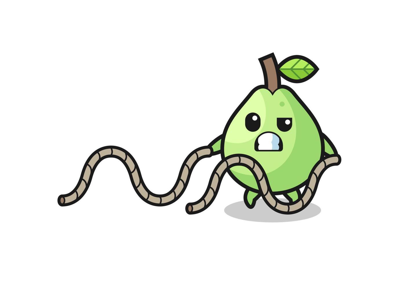 illustration av guava gör stridsrep träning vektor