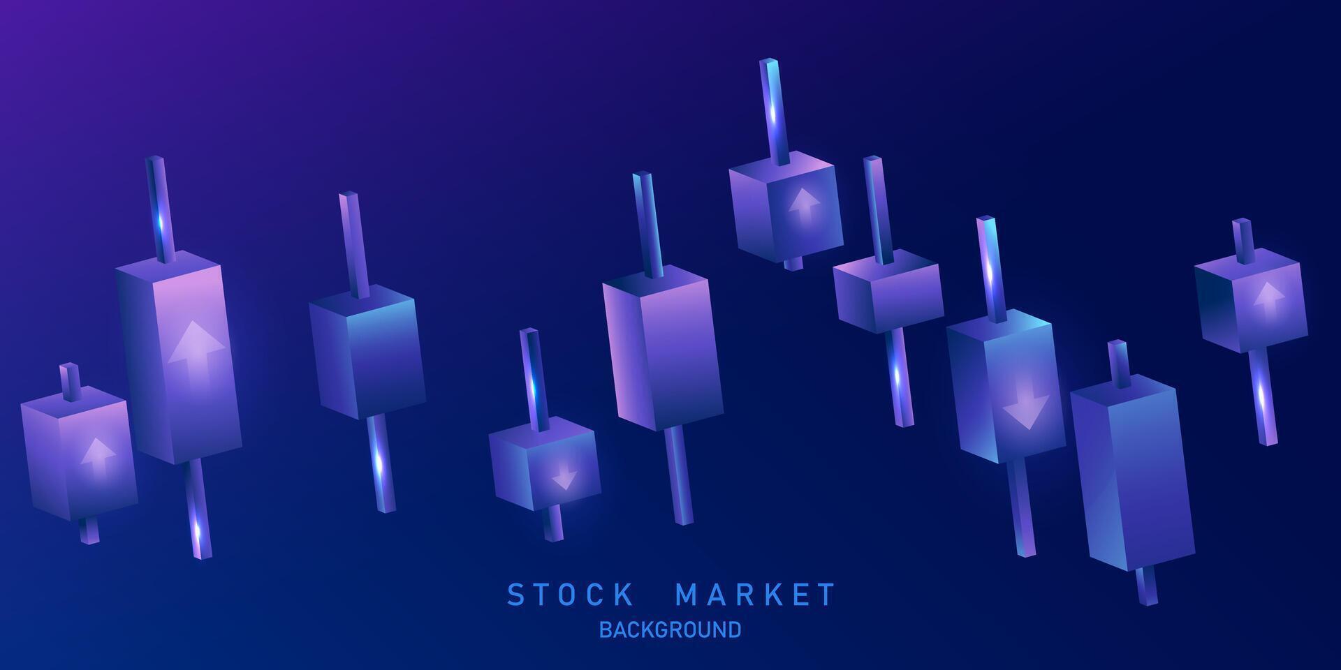 företag vektor illustration design stock marknadsföra diagram eller forex handel diagram för företag och finansiera idéer.