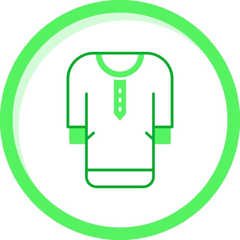 kläder grön blanda ikon vektor
