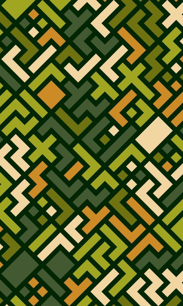 geometrisk former abstrakt mönster bakgrund. labyrint mönster tapet vektor