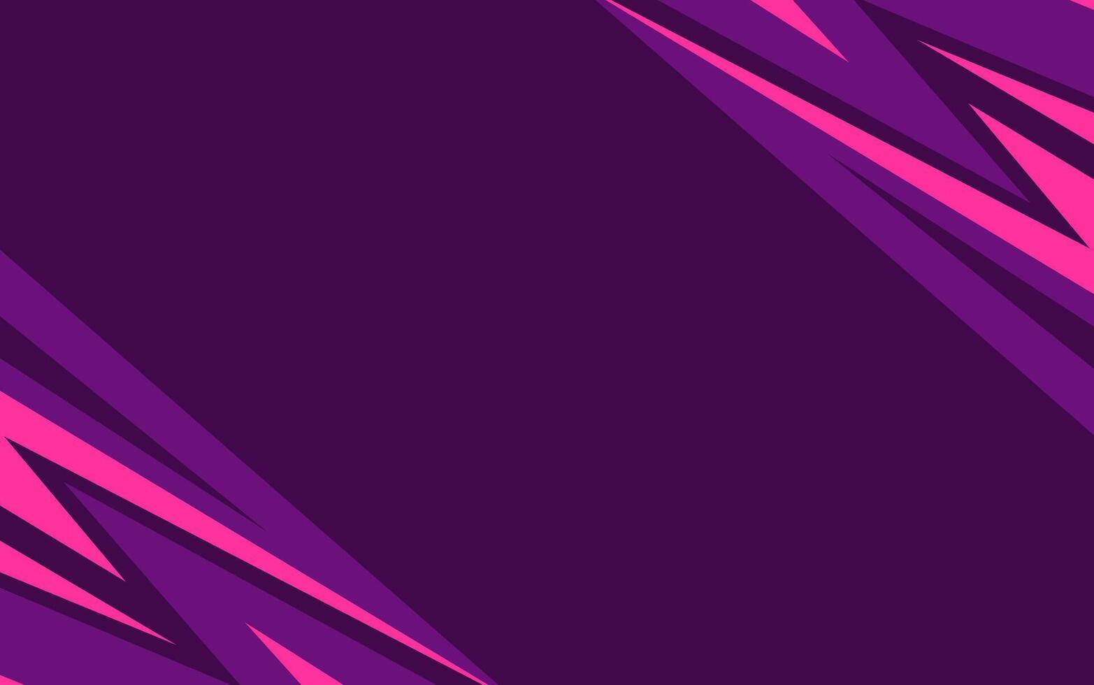 modern abstrakt Sport Hintergrund mit Rosa und lila stachelig geometrisch Formen vektor