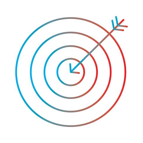 Linie Steigungs-perfekter Ikonen-Vektor oder Pigtogram Illustration vektor