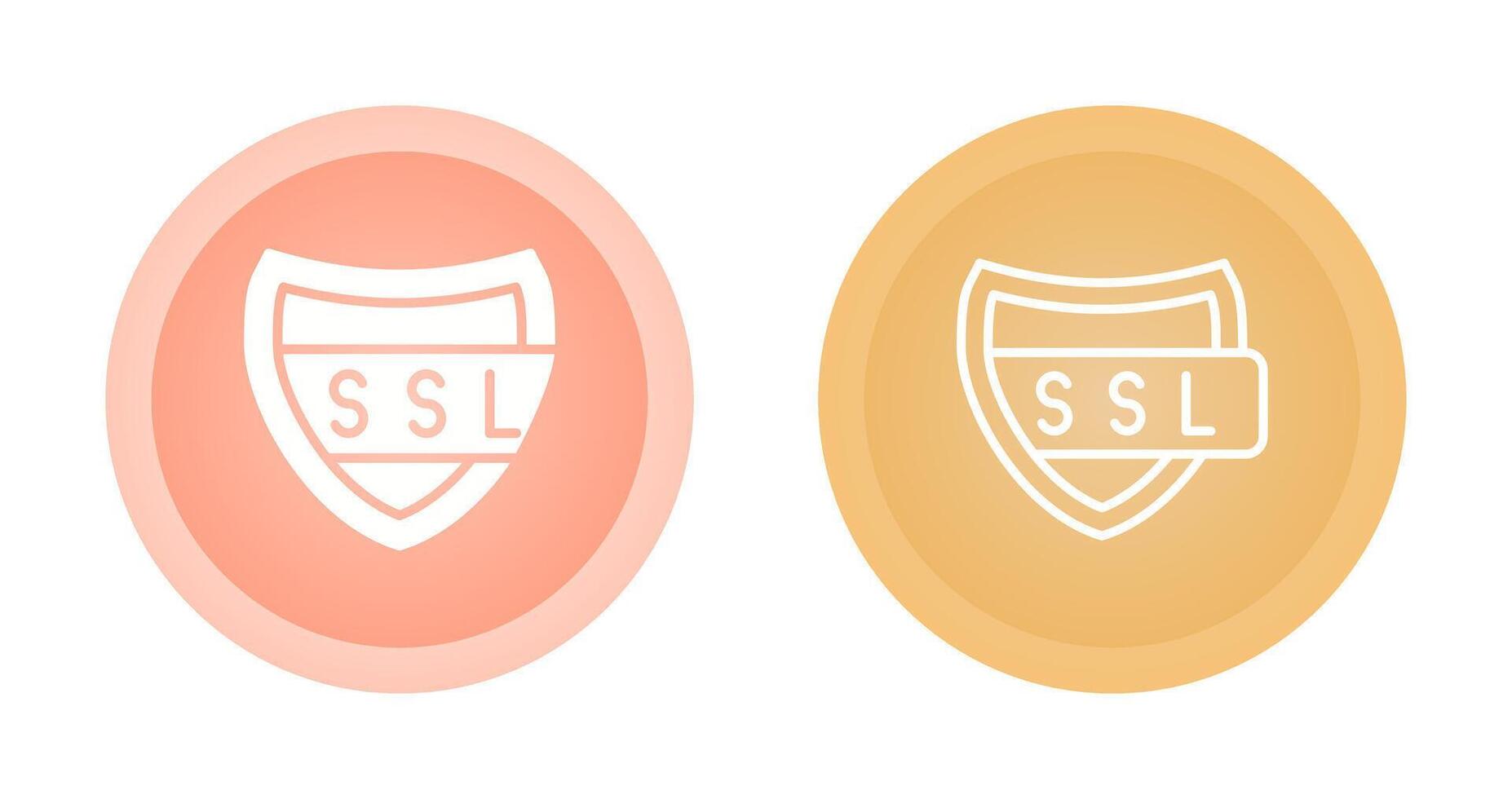 ssl Zertifikat Vektor Symbol