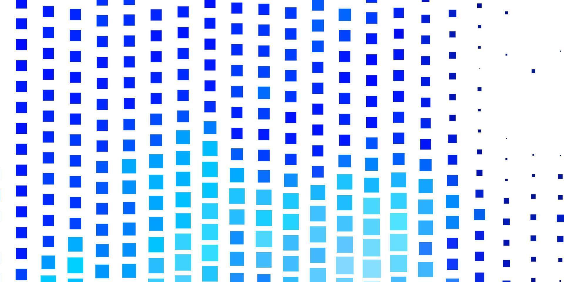 hellblaues Vektormuster im quadratischen Stil. vektor