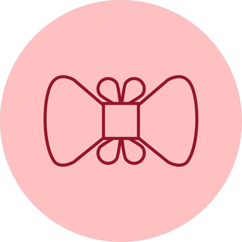 Krawatte Linie Kreis Mehrfarbig Symbol vektor