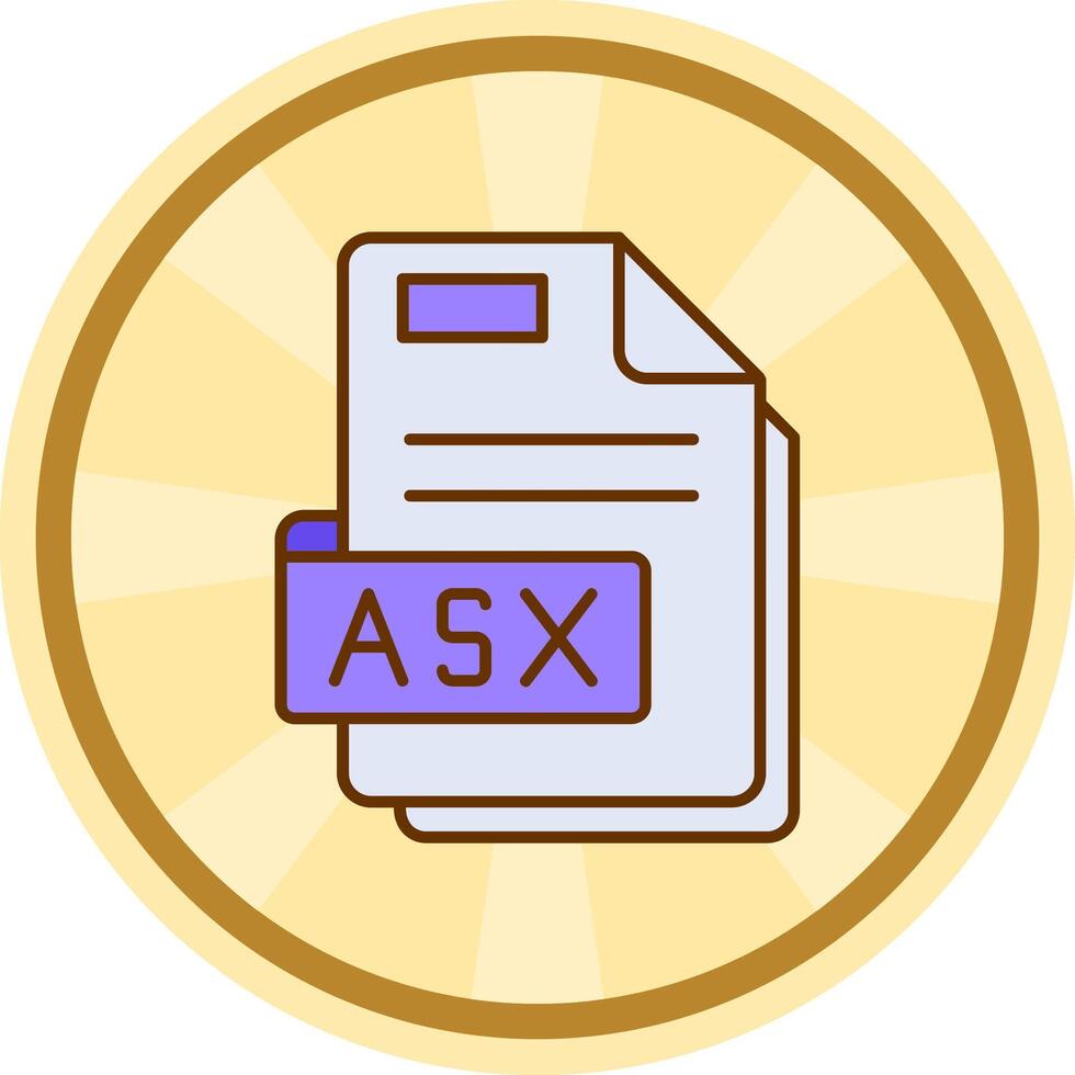 asx Comic Kreis Symbol vektor