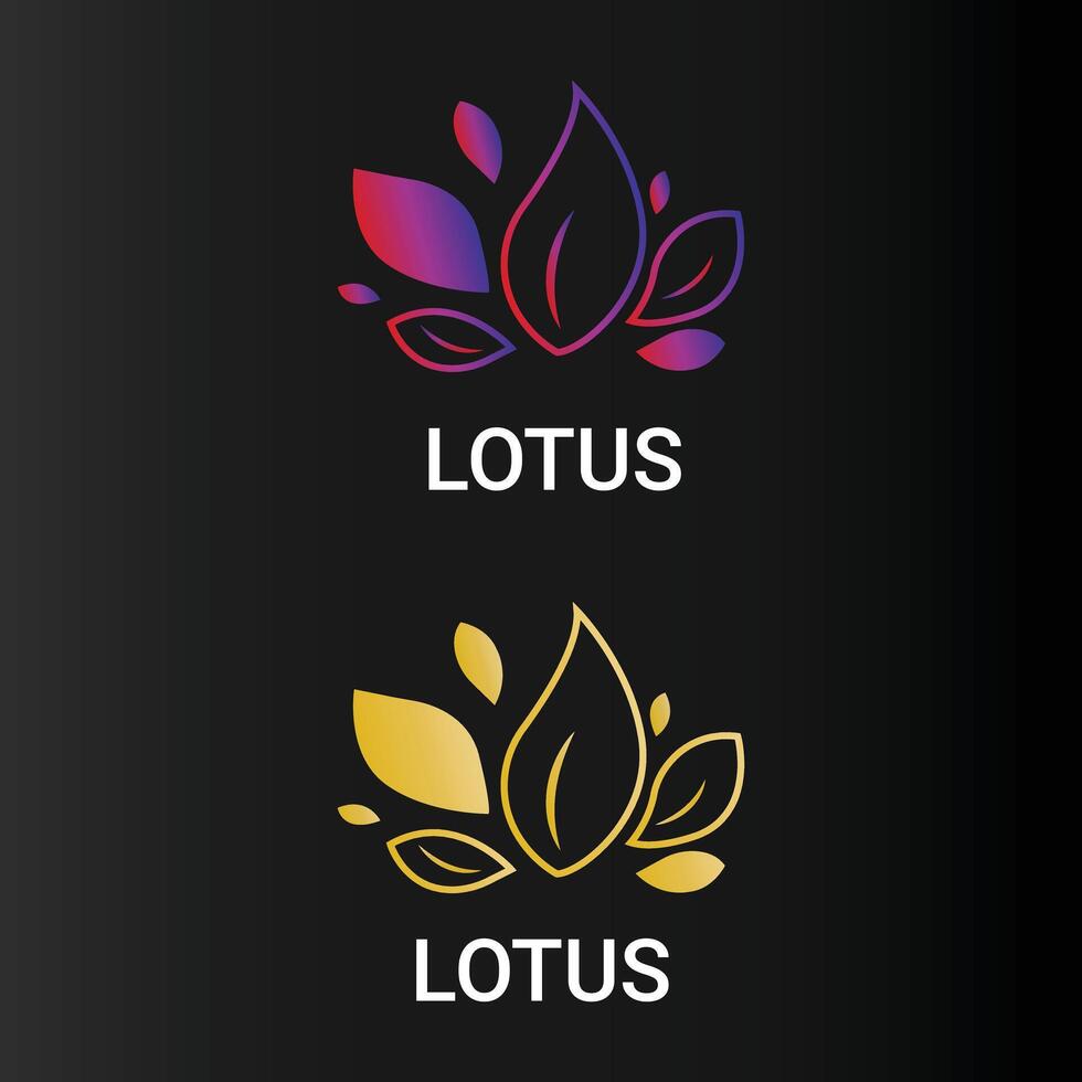 einzigartig Lotus Logo vektor