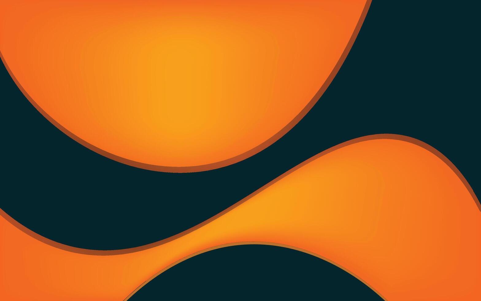 orange ljus form blå bakgrund design vektor