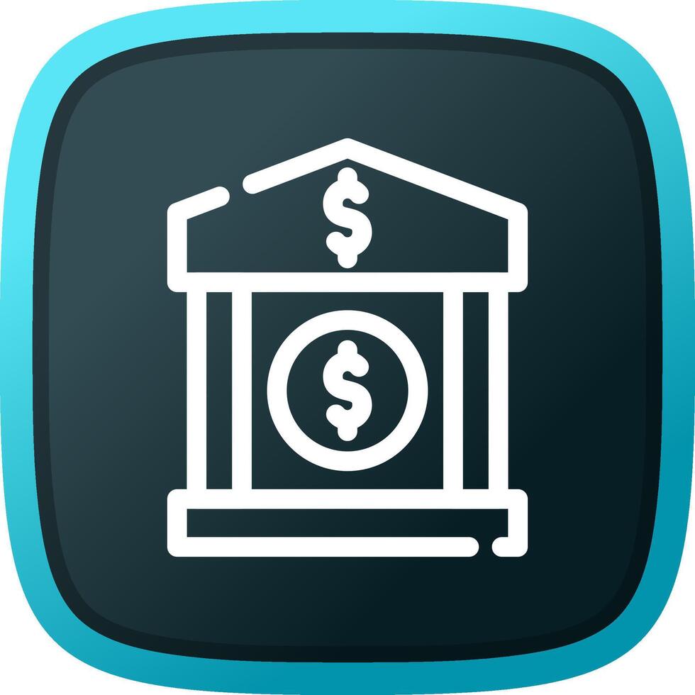 Bank kreatives Icon-Design vektor