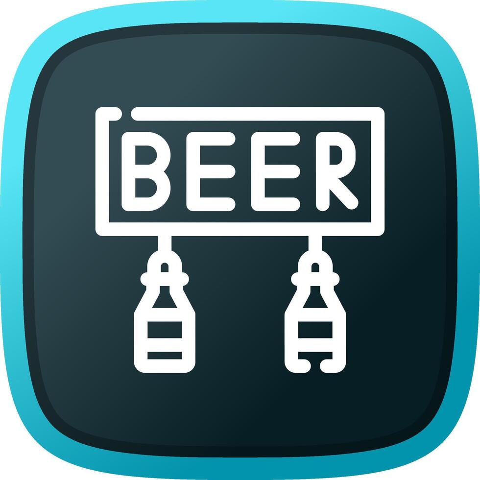 Biere kreativ Symbol Design vektor