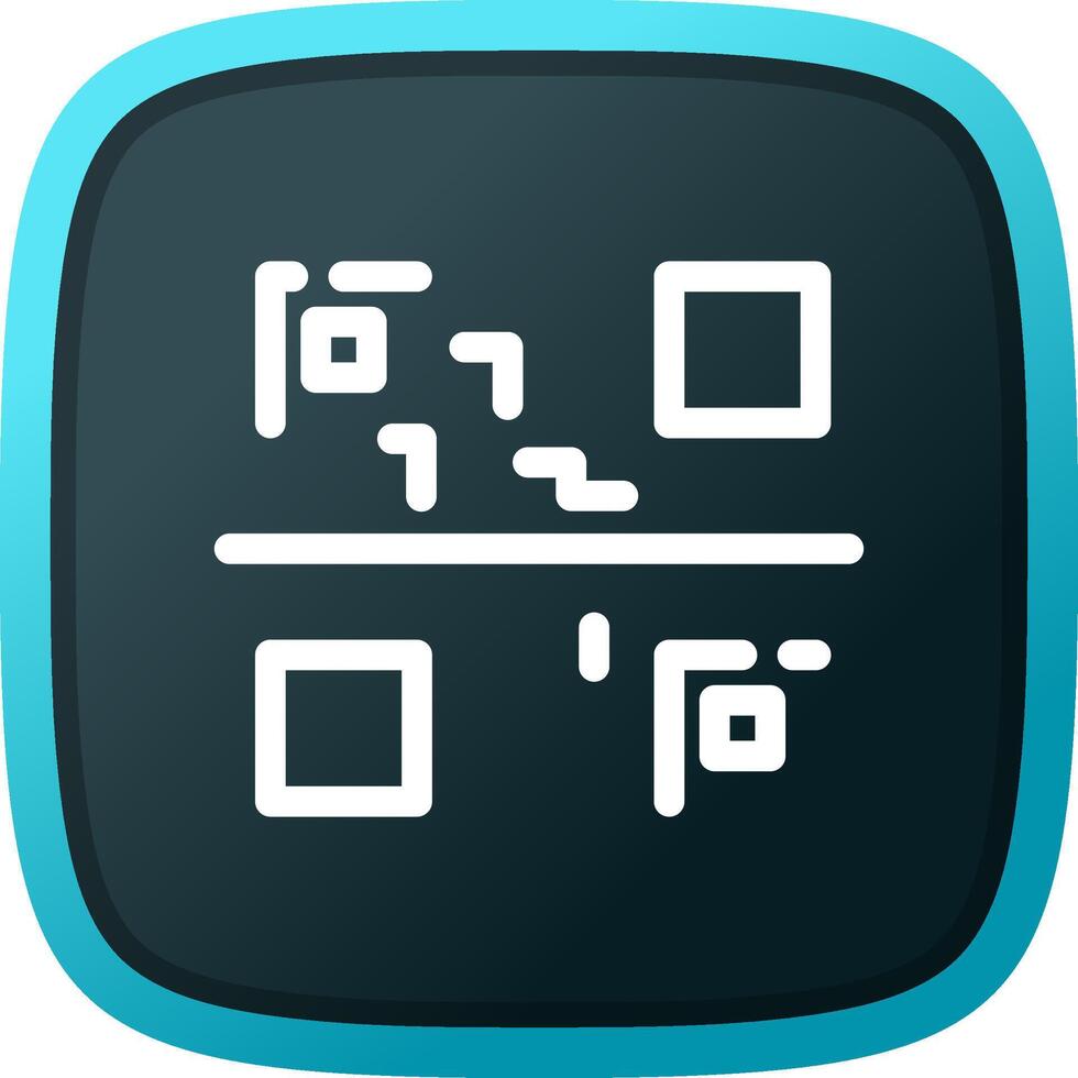 QR-Code kreatives Icon-Design vektor