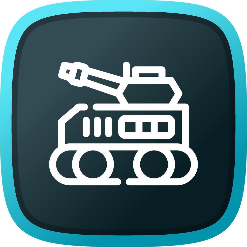 Tank kreatives Icon-Design vektor