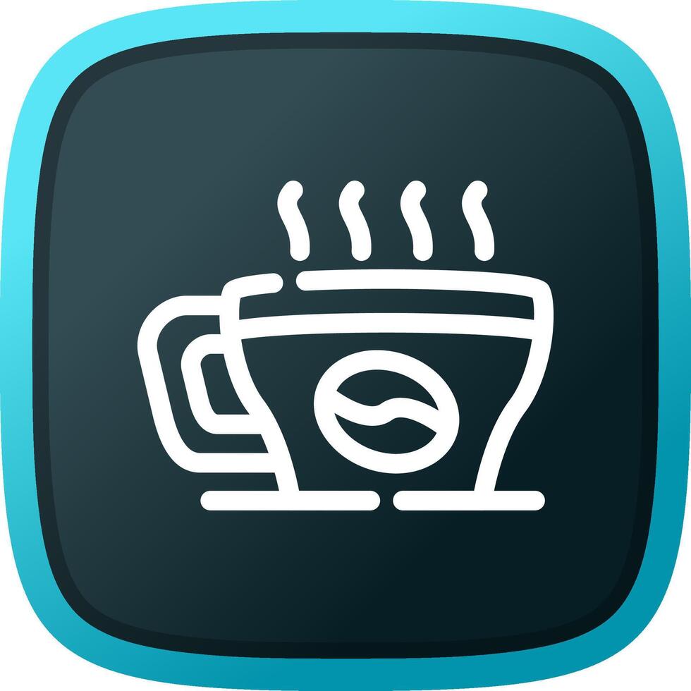 Kaffee kreatives Icon-Design vektor