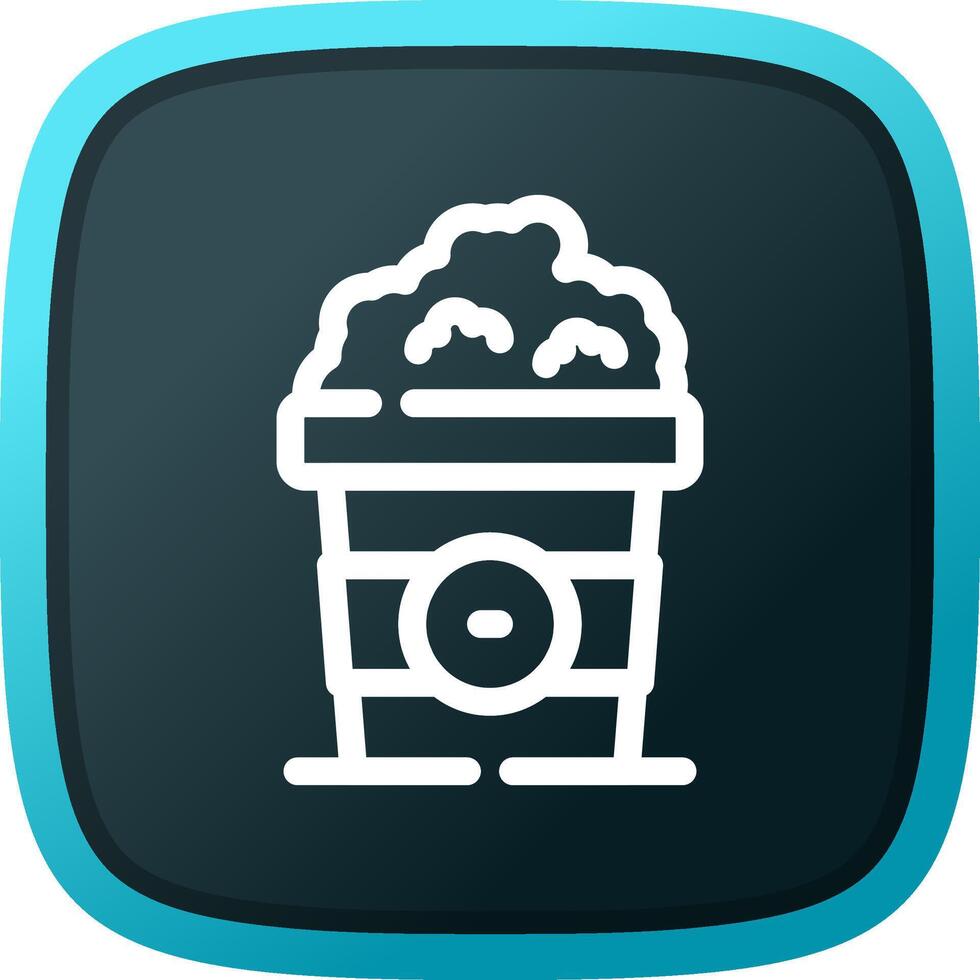 Popcorn kreatives Icon-Design vektor