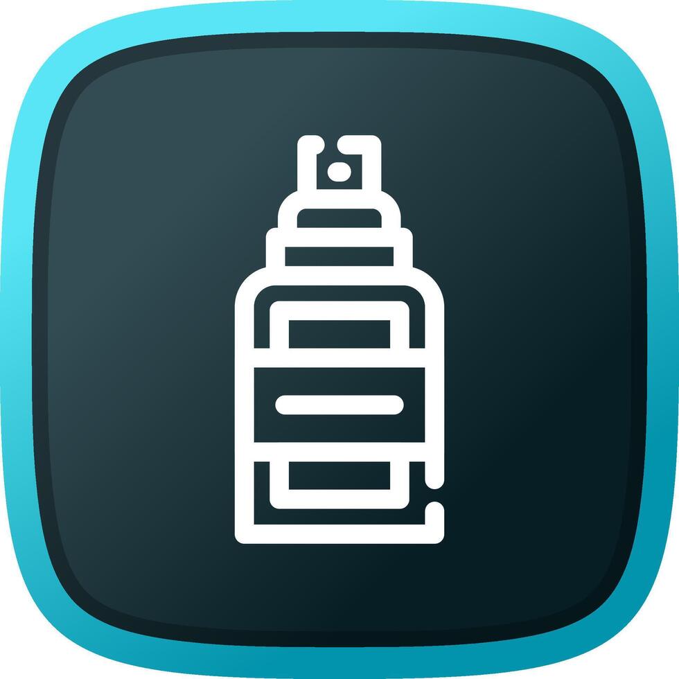 Haarspray kreatives Icon-Design vektor