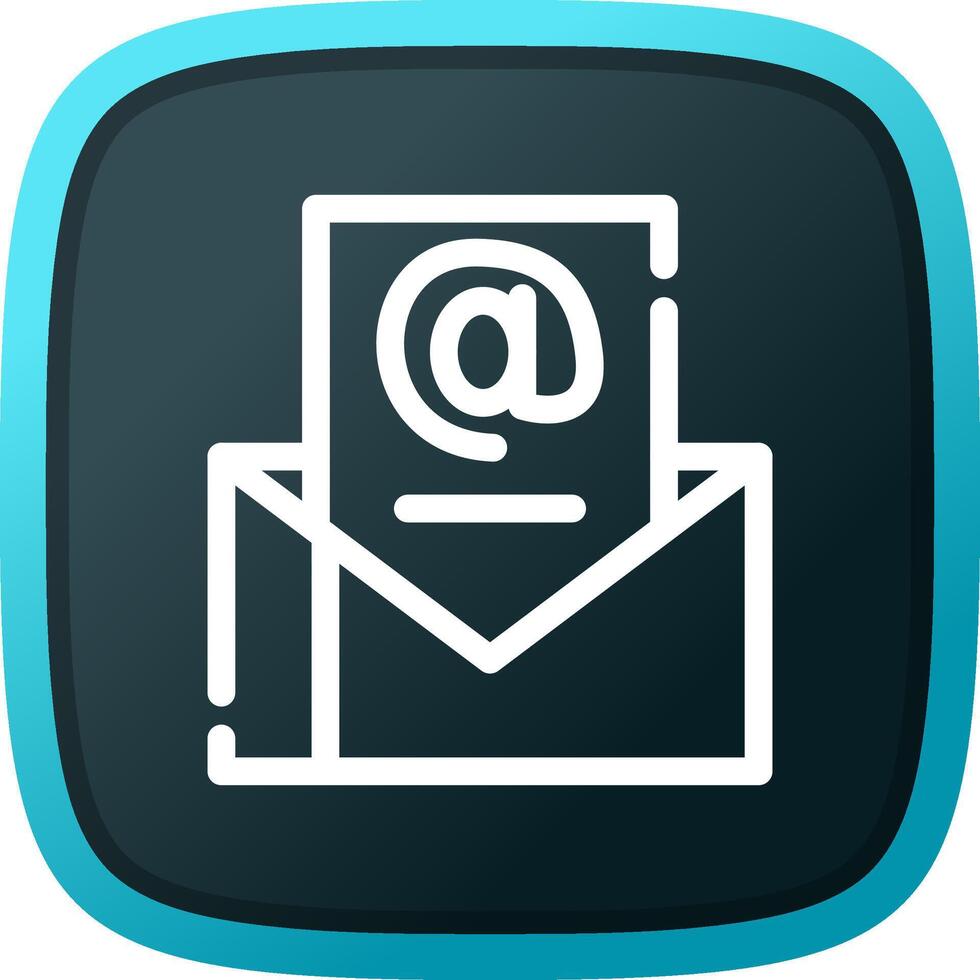 Email Marketing kreativ Symbol Design vektor