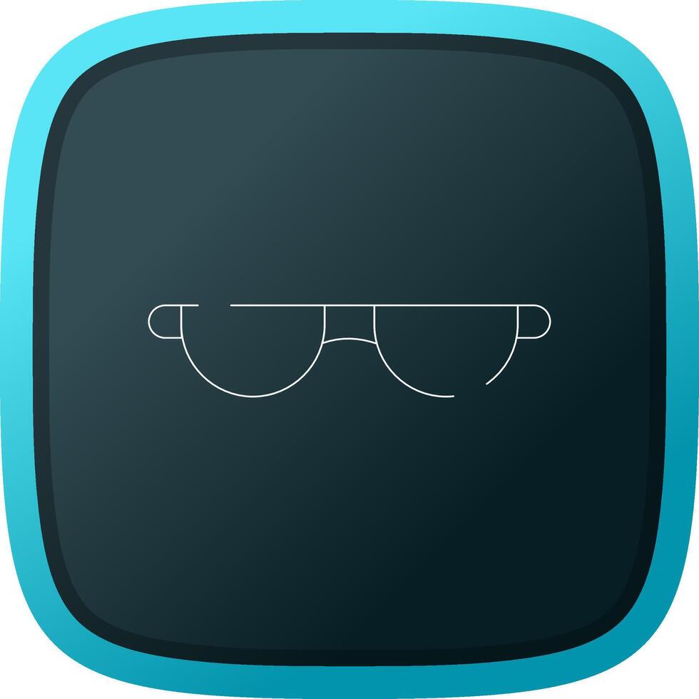 Brille kreatives Icon-Design vektor