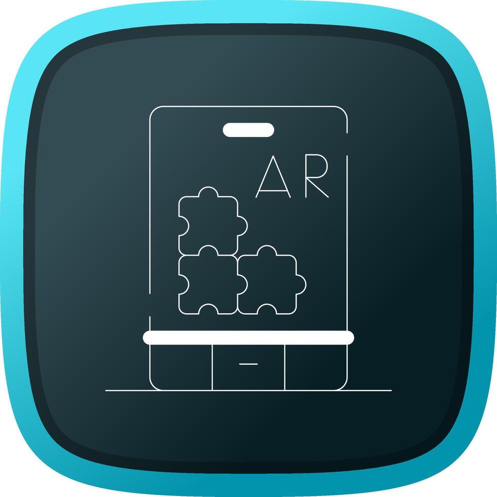 ar Puzzle kreativ Symbol Design vektor