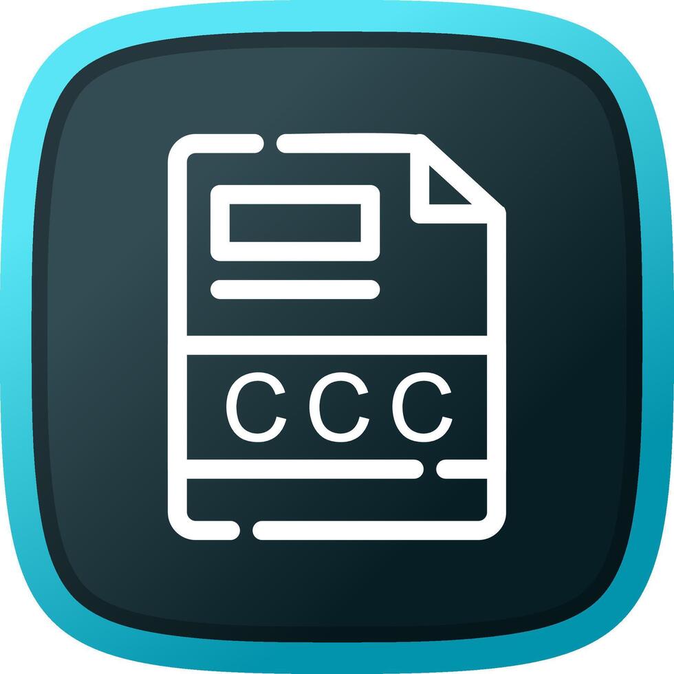 ccc kreativ ikon design vektor