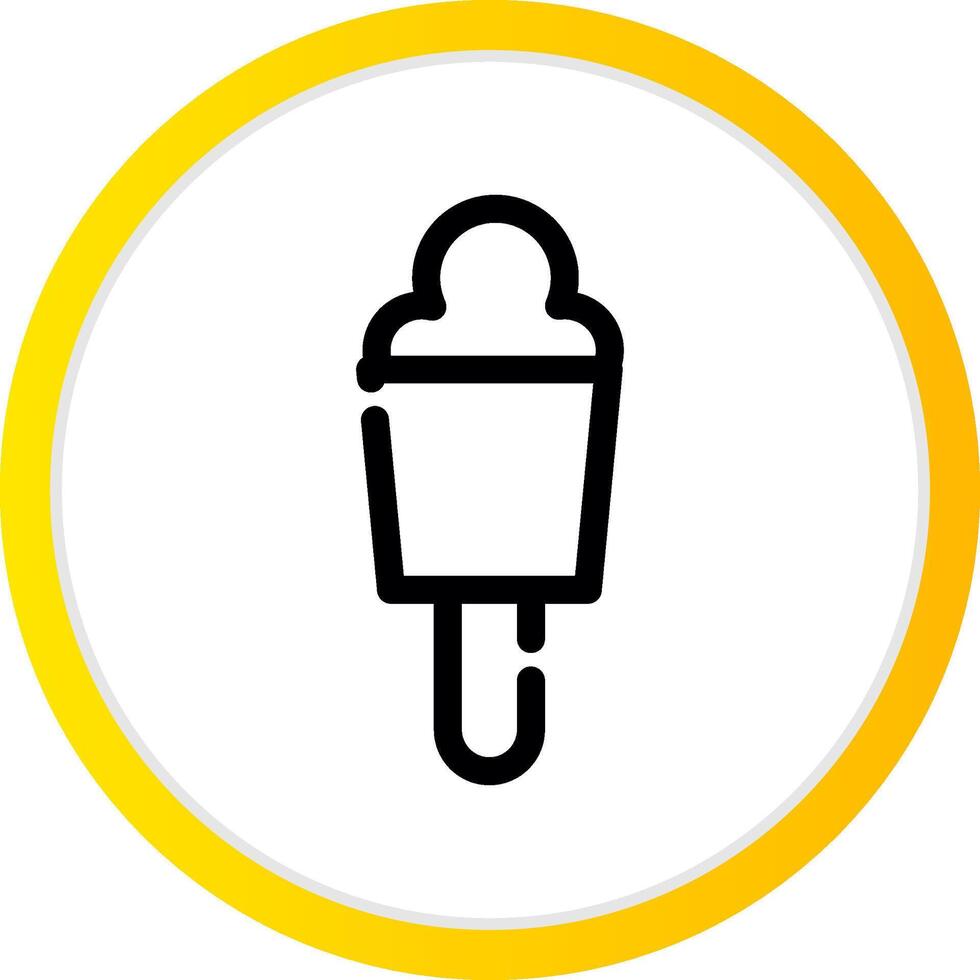 Eis kreatives Icon-Design vektor