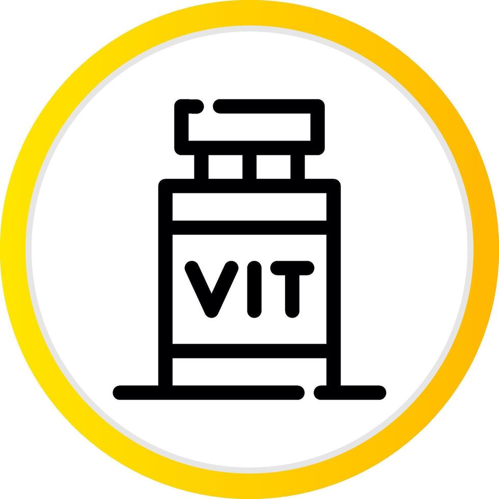 vitamin kreativ ikon design vektor