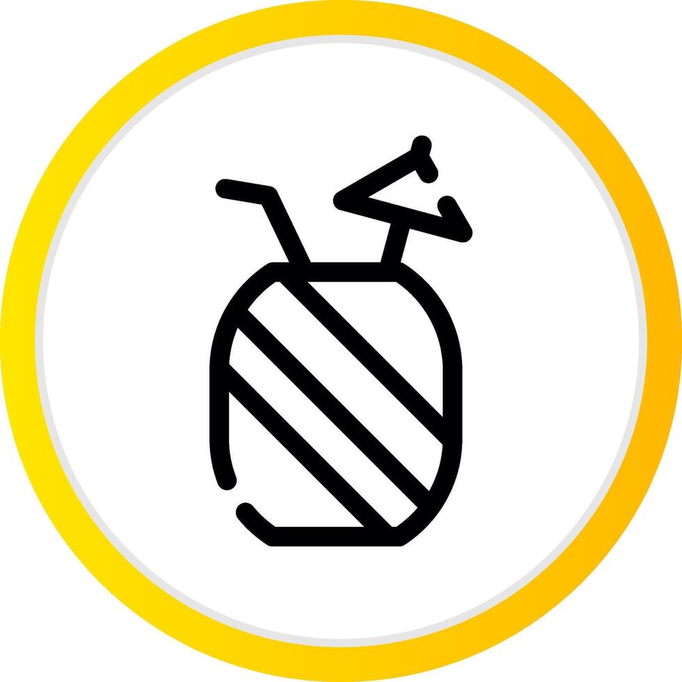 Ananas Saft kreativ Symbol Design vektor