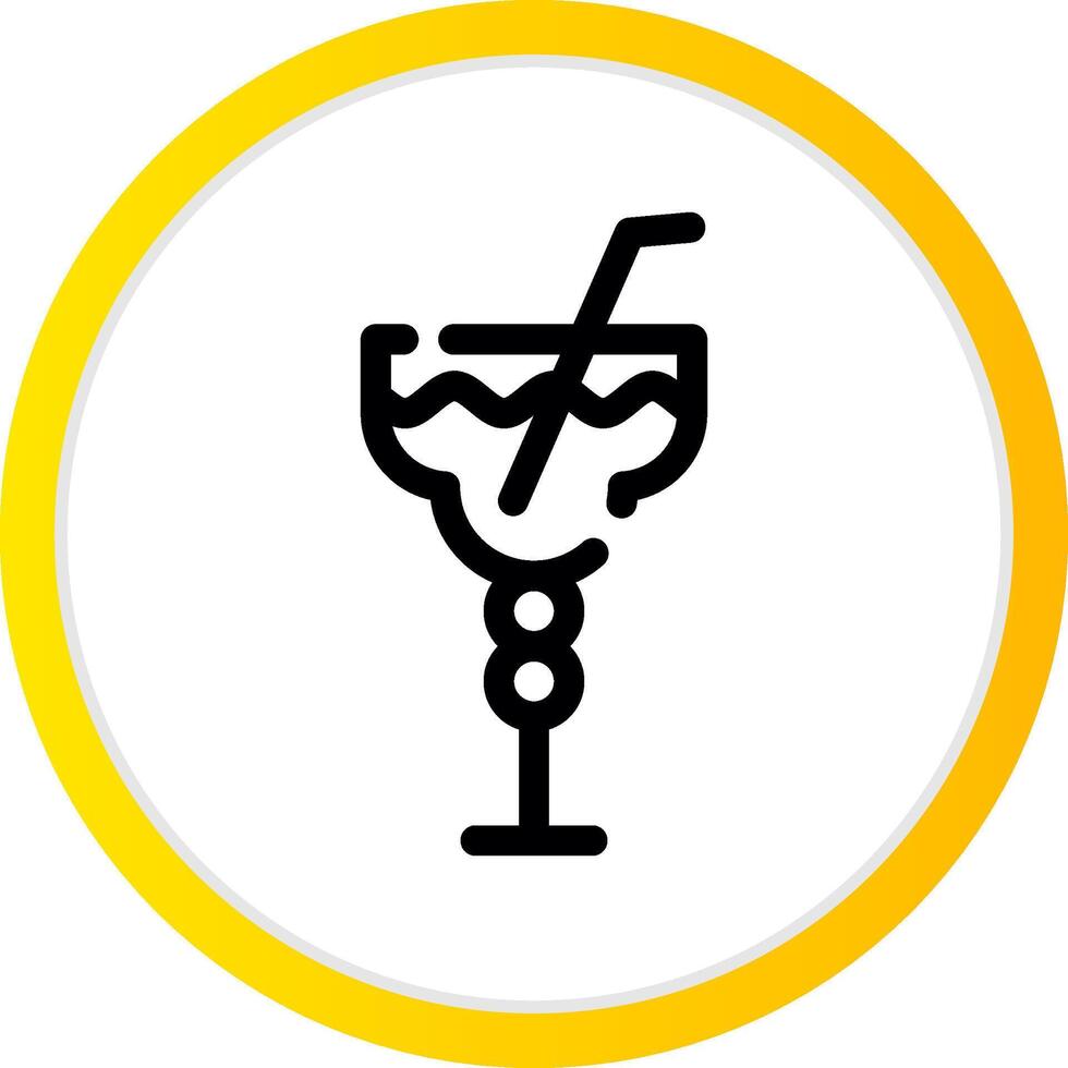 kreatives Icon-Design für Cocktails vektor