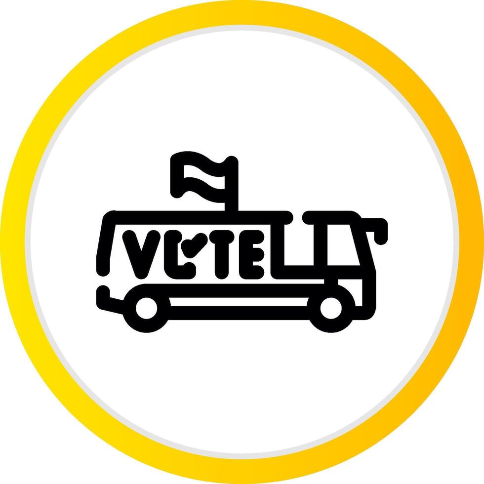 Bus kreatives Icon-Design vektor