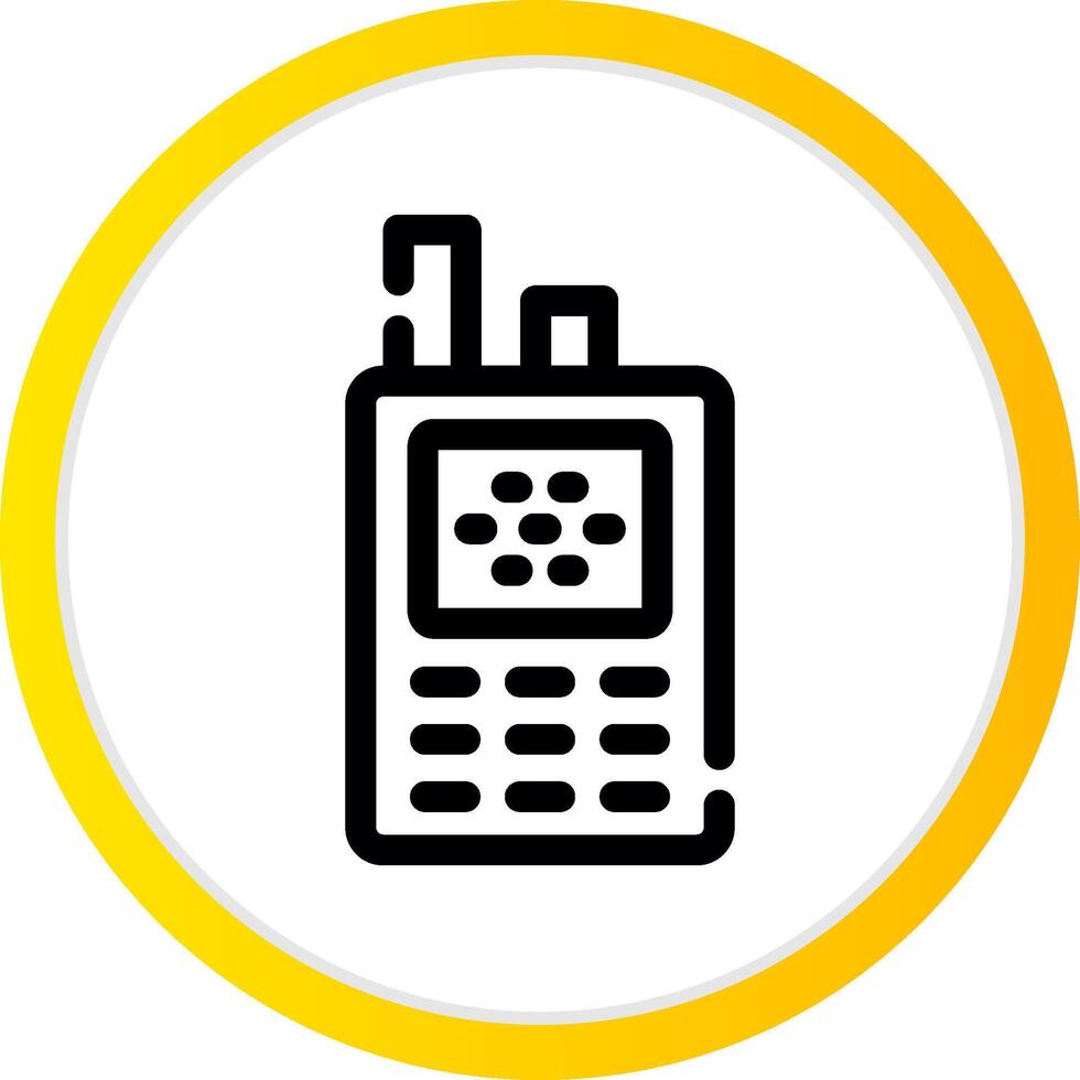 Walkie-Talkie kreatives Icon-Design vektor