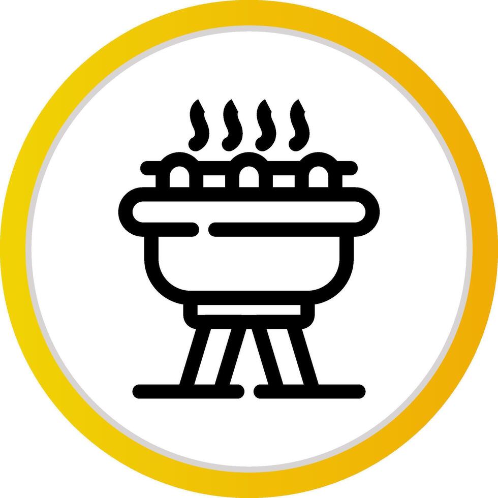 Grill kreatives Icon-Design vektor