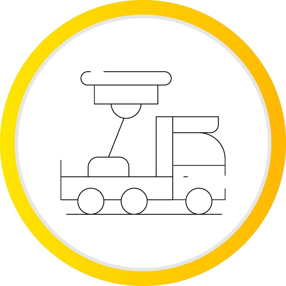 kreatives Icon-Design für Leiterwagen vektor