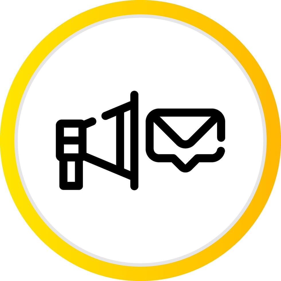 Email Direkte Marketing kreativ Symbol Design vektor