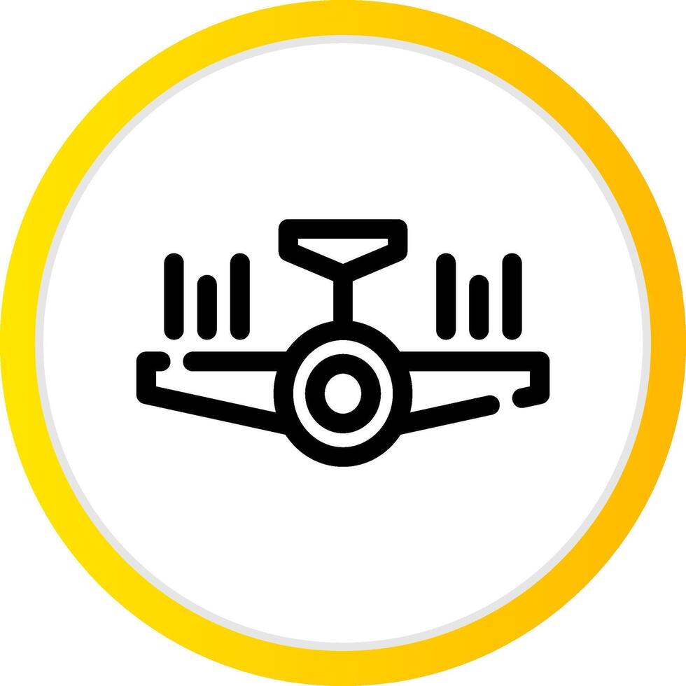 Flugzeug kreativ Symbol Design vektor