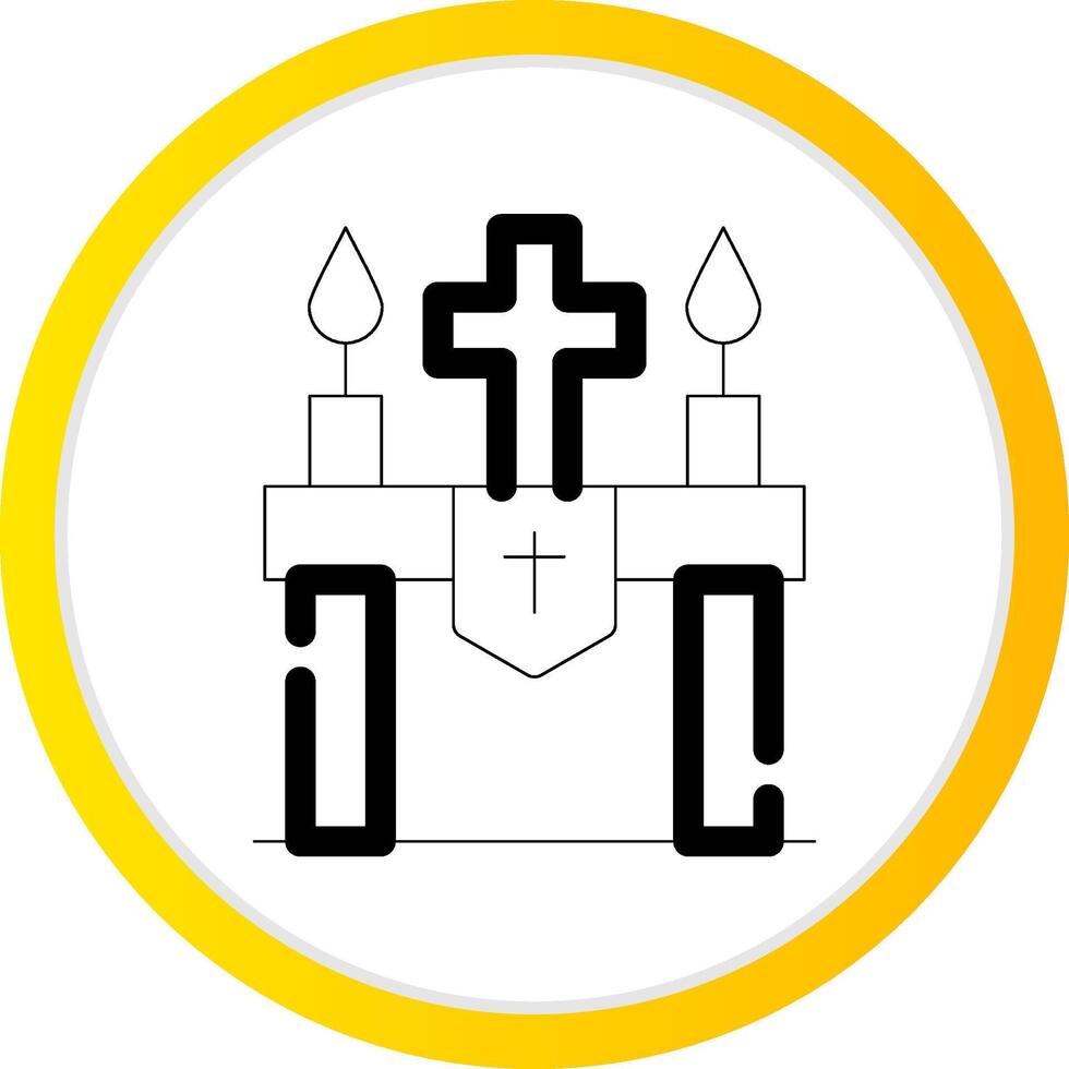 altare kreativ ikon design vektor
