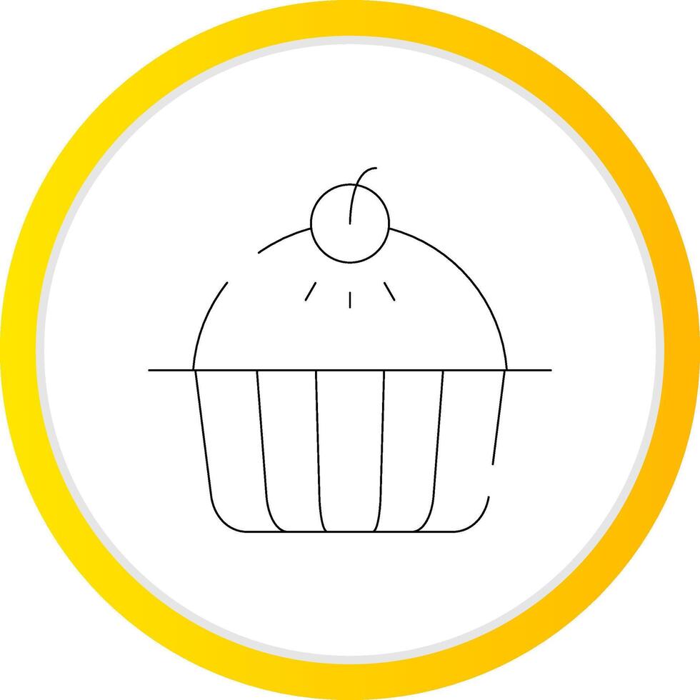 Apfelkuchen kreatives Icon-Design vektor