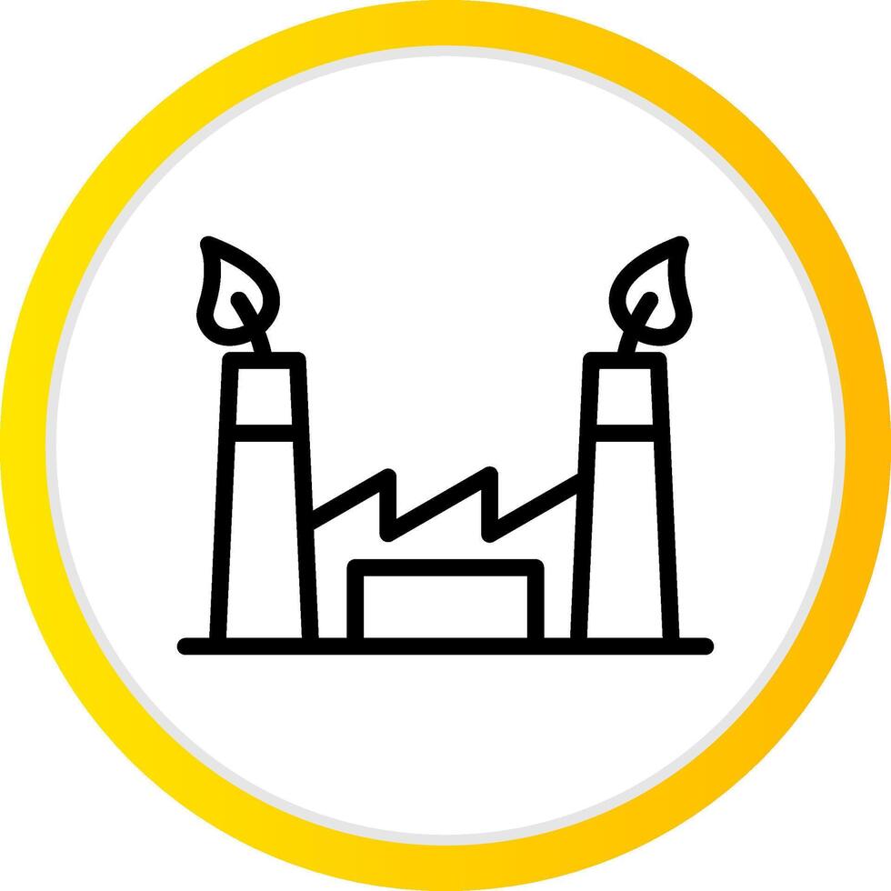 ökologisch Fabrik kreativ Symbol Design vektor