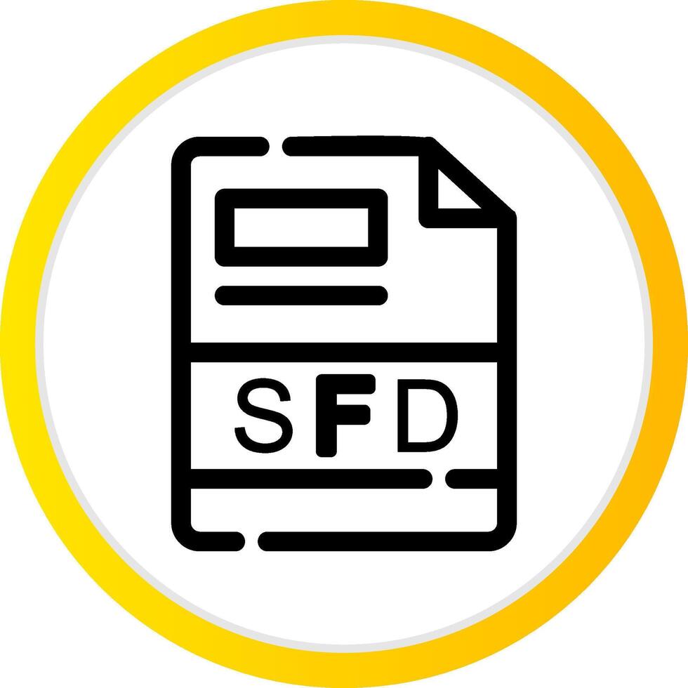 sfd kreativ Symbol Design vektor