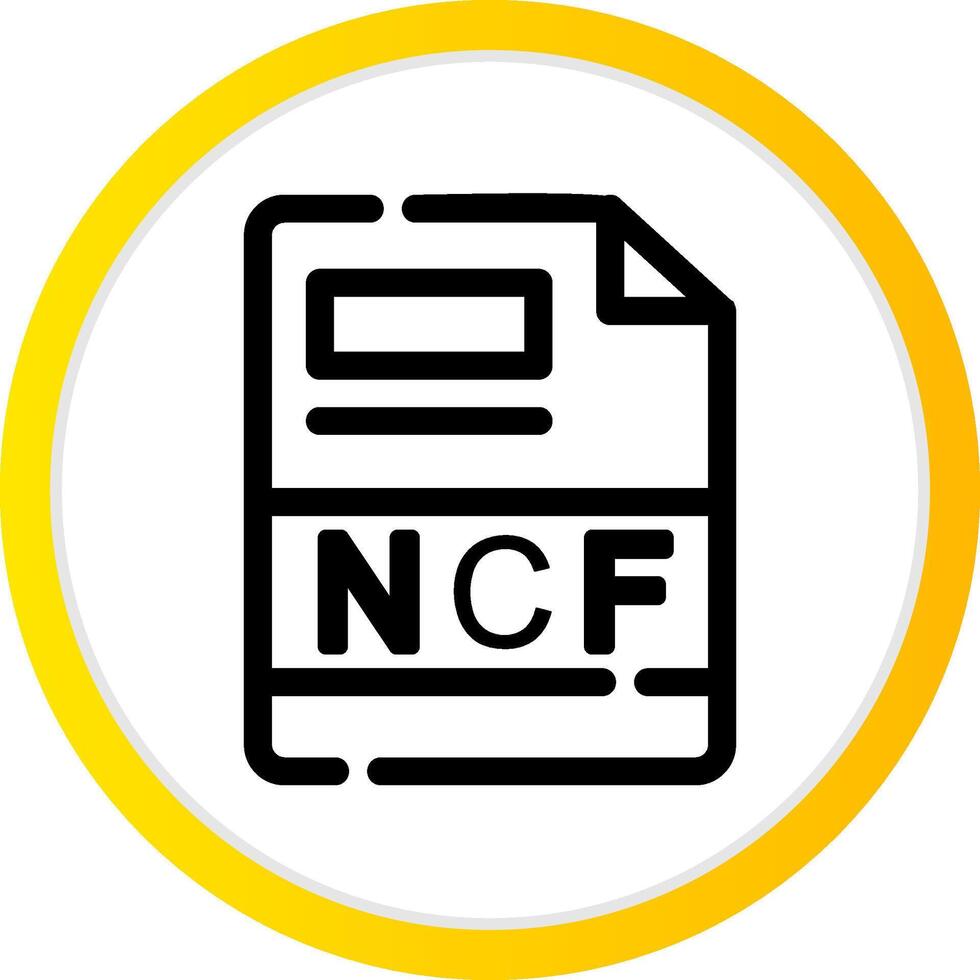 ncf kreativ Symbol Design vektor