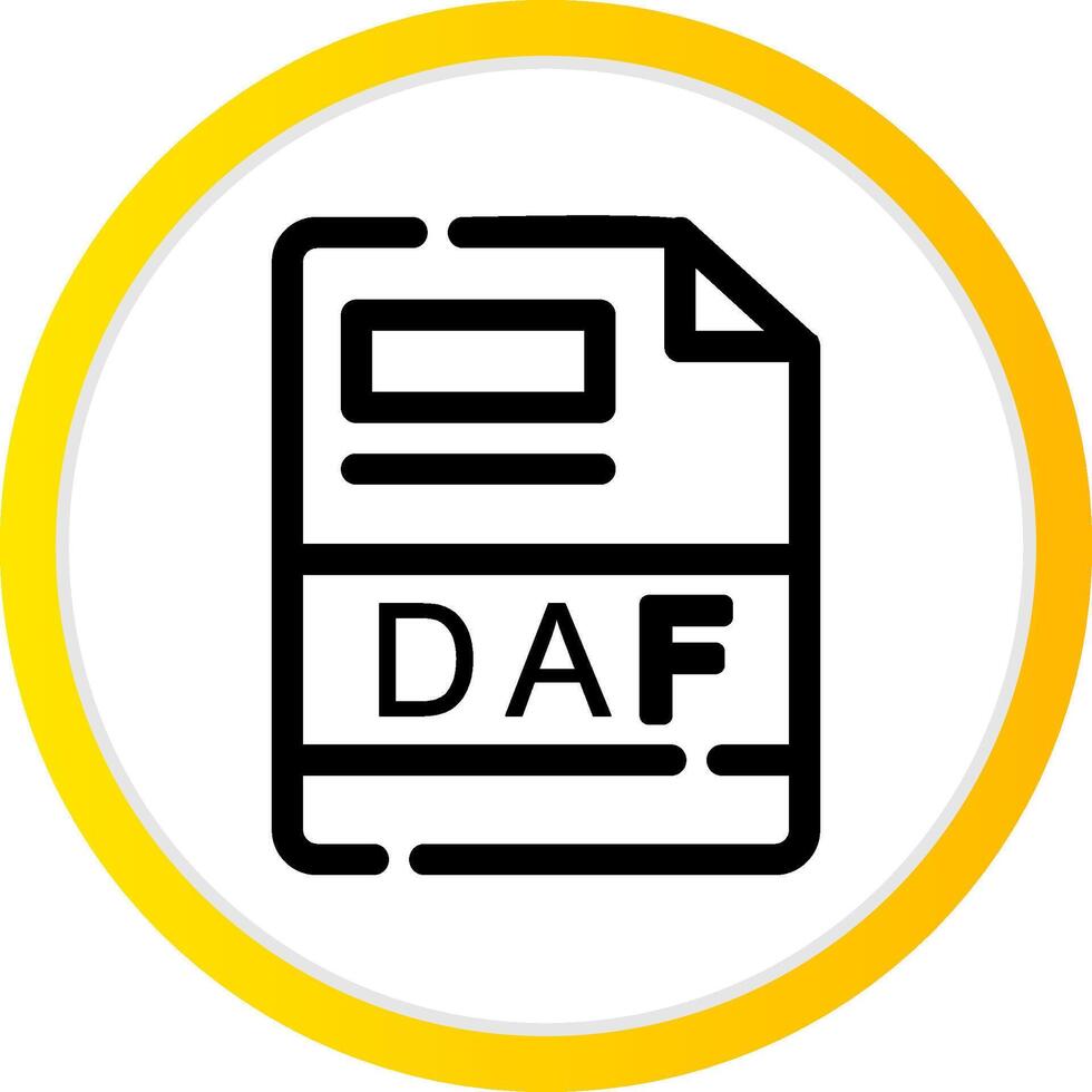 daf kreatives Icon-Design vektor