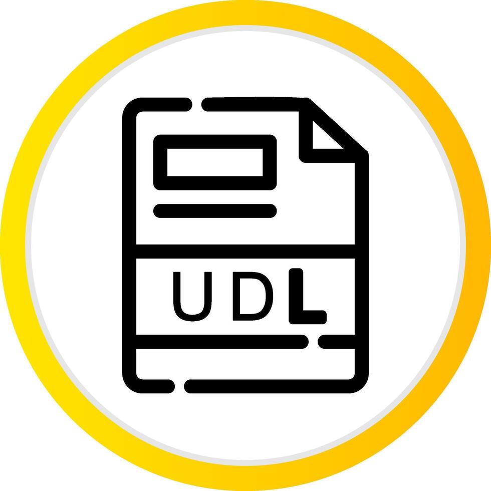 udl kreativ Symbol Design vektor