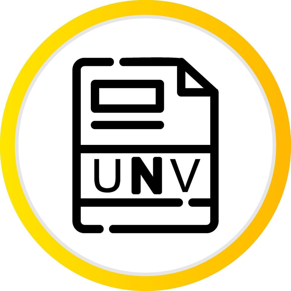 unv kreativ Symbol Design vektor