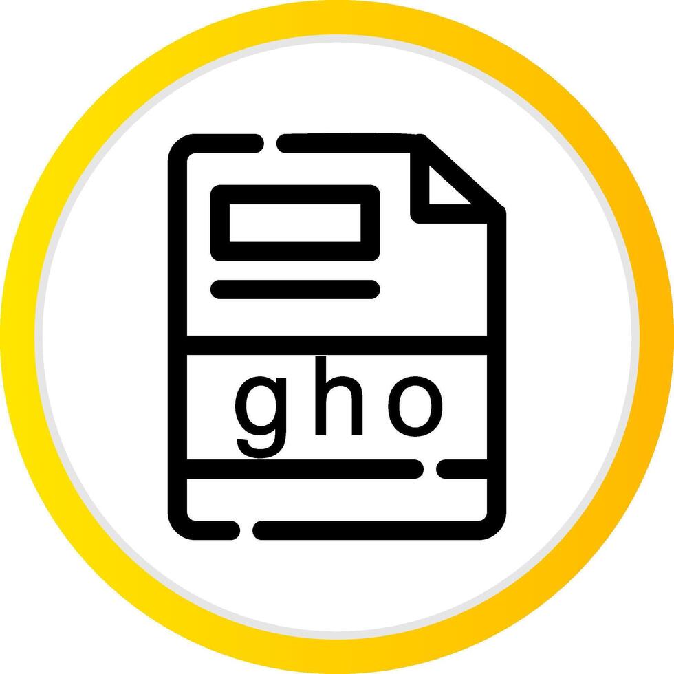 gho kreativ Symbol Design vektor