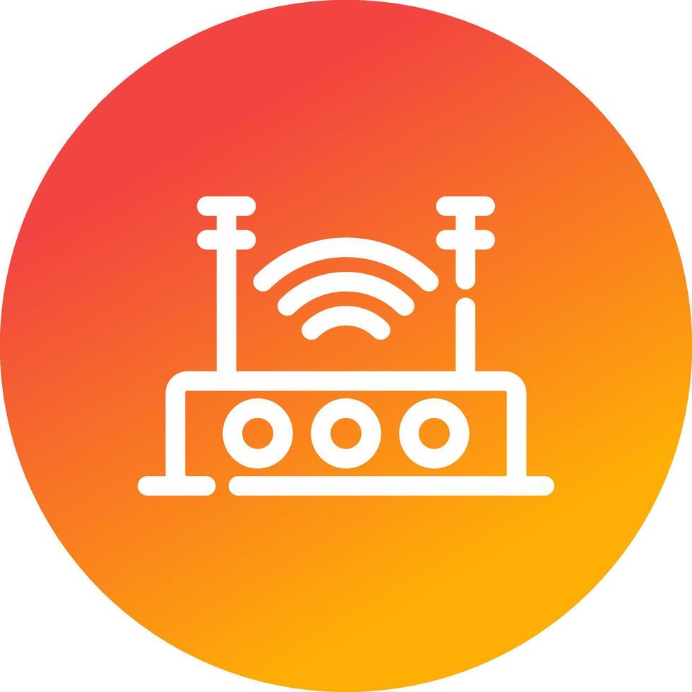 Wifi kreatives Icon-Design vektor