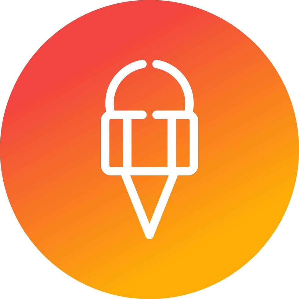 Eis kreatives Icon-Design vektor