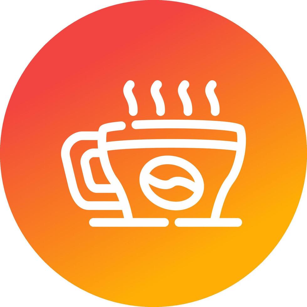 Kaffee kreatives Icon-Design vektor