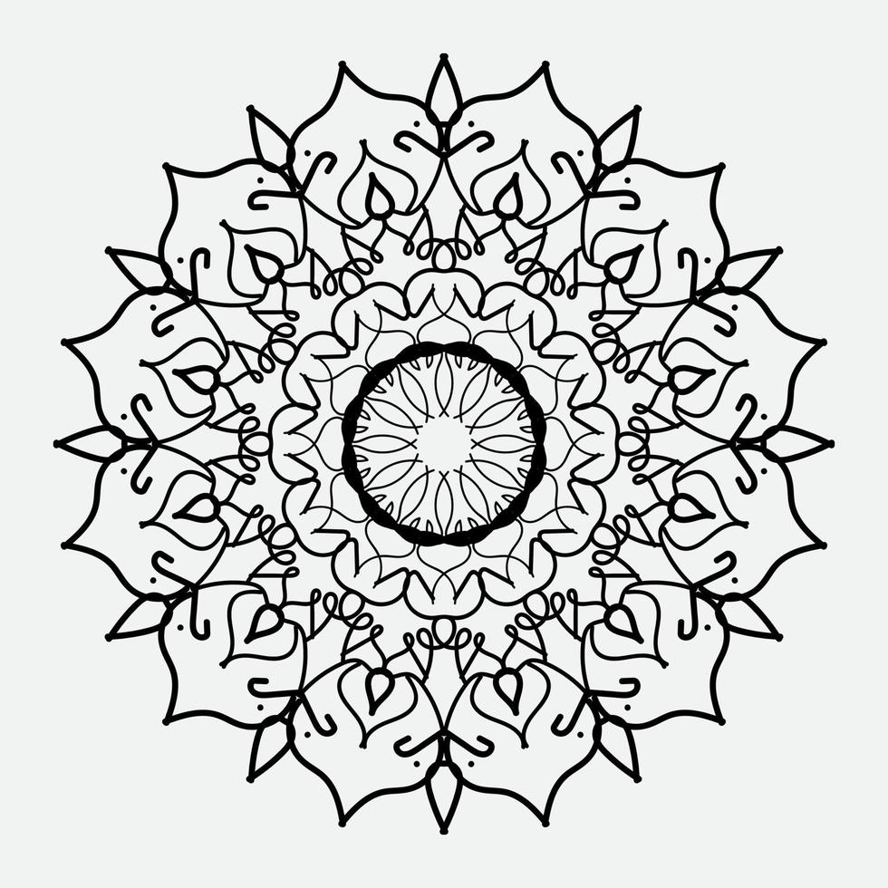 dekorativa koncept abstrakt mandala illustration. eps 10 vektor