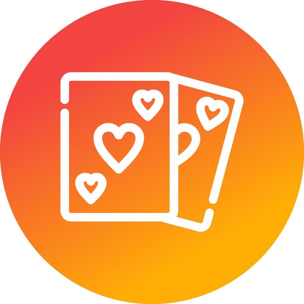 Poker kreatives Icon-Design vektor